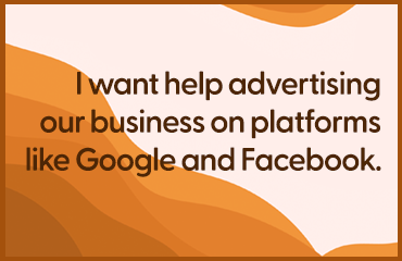 I want help advertising our business on platforms like Google and Facebook.
